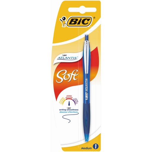 [5010000] STYLO ATLANTIS RETRACTABLE BLEU     BIC