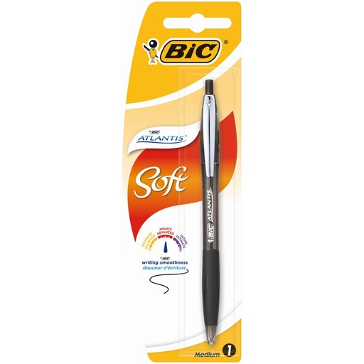 [5010001] STYLO ATLANTIS RETRACTABLE NOIR     BIC