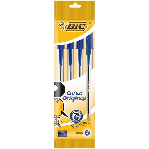 [5010060] STYLO 4 CRISTAL BLEU                BIC