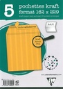 POCHETTE KRAFT 90 G 162X229 *5