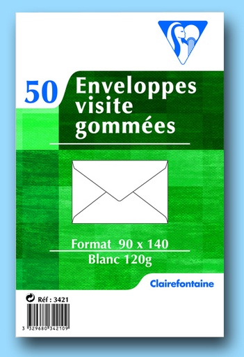 [5020990] ENVELOPPE DE VISITE      90X140 *50