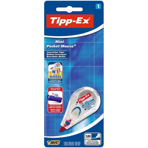 [5010584] CORRECTEUR TIPPEX MINI POCKET MOUSE BIC
