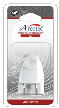 [0009675] FICHE MALE FEMELLE 6A *2        SC  73250 ARCO