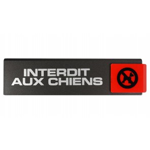 [0002652] PLAQUE INTERDIT AUX CHIENS SL4      4260464