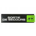 PLAQUE SORT SECOURS A DTE SL72      4260723