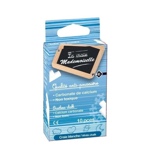 [5010917] CRAIE BLANCHE BOITE DE 10