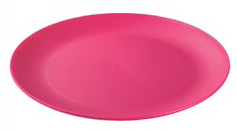 [6410041] ASSIETTE PLASTIQUE COULEURS Ø 23,5  M273