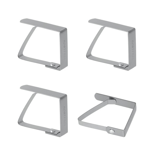 [6520026] FIXE NAPPE INOX PAR 4        MTX