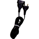 PROLONGATEUR 2X0,75MM 2M NOIR   BB