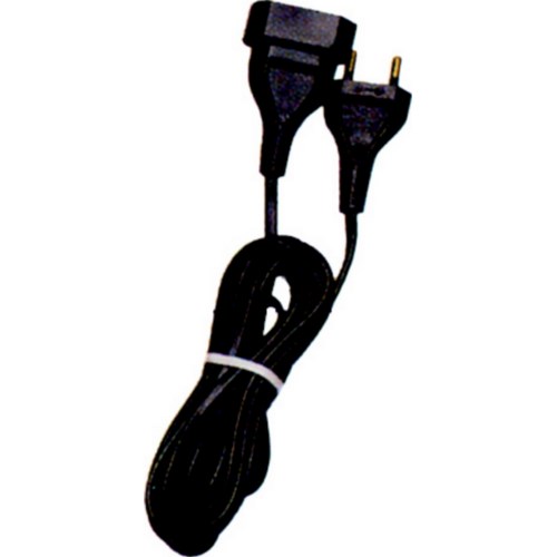 [2000631] PROLONGATEUR 2X0,75MM 3M NOIR   BB