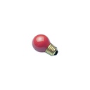 AMP SPHERIQUE E27 ROUGE Ø45 15W     007184