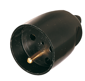 [2009058] FICHE FEMELLE 2P+T DROIT  NOIR