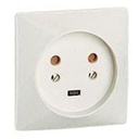 SOCLE A ENCASTRER 20A IVOIRE 80X80 LEG055422