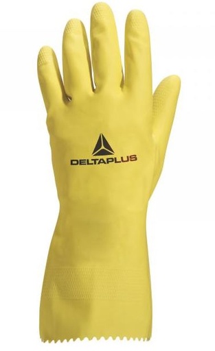 [6700001] GANT DE MENAGE LATEX JAUNE 6/7 XS