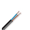 CABLE SOUPLE 2X0,75MM 10M NOIR