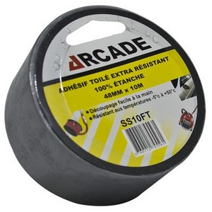 [6160011] ADHESIF REPARATION TEXTILE GRIS 10MX48MM