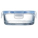 BOITE RONDE VERRE 42 CL+COUVERCLE PLAST PURE BOX H7681