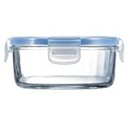 BOITE RONDE VERRE 67 CL+COUVERCLE PLAST PURE BOX H7682