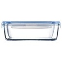 BOITE RECT VERRE 82 CL+COUVERCLE PLAST PURE BOX V5495