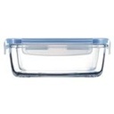 BOITE RECT VERRE 122 CL+COUVERCLE PLAST PURE BOX H7677