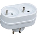 BIPLITE 2P+T 16A BLANC