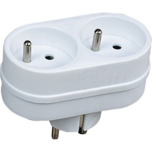 [2001301] BIPLITE 2P+T 16A BLANC