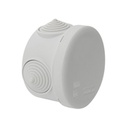 BOITE DERIVATION GRISE RONDE IP55 Ø 65 PROF 35