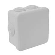 [2001328] BOITE DERIVATION GRISE CARREE IP55 100X100 PROF 50