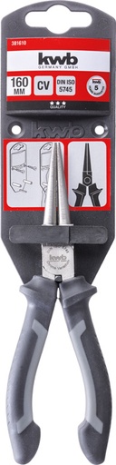 [0016101] PINCE RONDE LONGS BECS 160 SILVER SC 3816-50/10