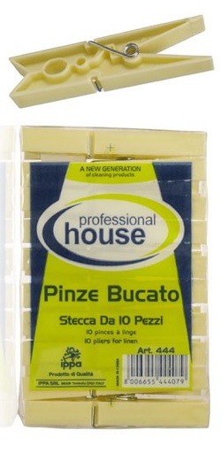 [6009614] PINCES LINGE PLASTIQUE X10 IPPA