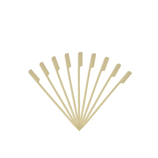 [6520105] MINI BROCHETTE BOIS POIGNEE 15CM MTX