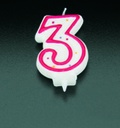 BOUGIE ANNIVERSAIRE CHIFFRE 3