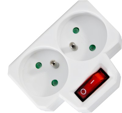[2009655] BIPLITE 16A AVEC INTERRUPTEUR SACHET ELBS16