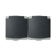 [2001025] PRISE DOUBLE 2P+T 10/16A GRIS SAILLIE PERL 730421