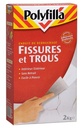 ENDUIT REBOUCHAGE FISSURES ET TROUS POUDRE  2 K POLYFILLA