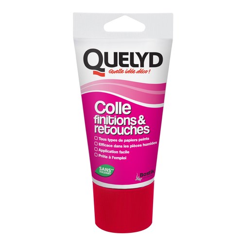 [3013661] QUELYD COLLE FINITION ET RETOUCHE PAPIERS TUBE 100G