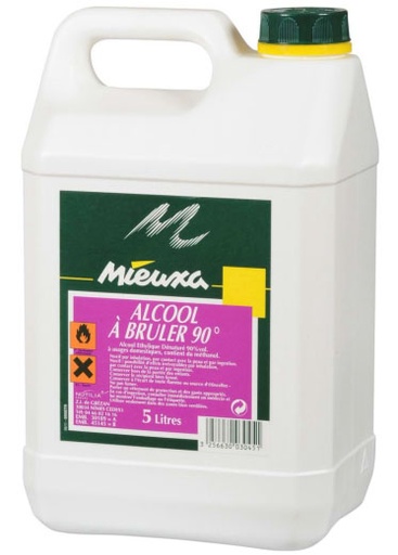 [3003505] ALCOOL A BRULER 90° 5 L