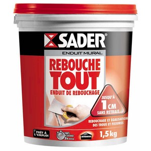 [3032003] SADER SM ENDUIT REBOUCHE TOUT PATE  POT 1,5KG