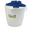 SEAU + ESSOREUR BLEU/BLANC IPPA