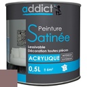 ACRYLIQUE SATINEE 0,5 L TAUPE ADDICT