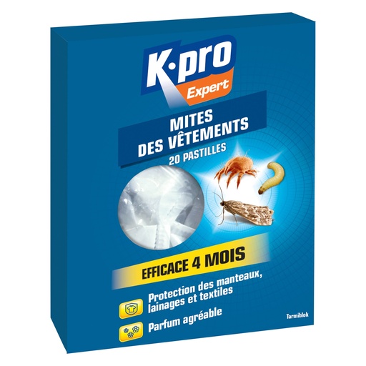 [3060040] K-PRO 20 PASTILLES ANTI-MITES