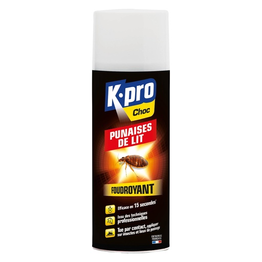 [3060046] K-PRO AERO. PUNAISE DE LIT LD.M16-400ML