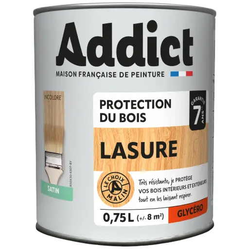[3020477] ADDICT LASURE GLYCERO 0,75 L INCOLORE