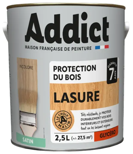 [3020485] ADDICT LASURE GLYCERO 2,5 L INCOLORE
