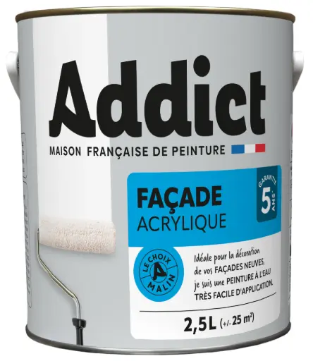 [3020021] ACRYLIQUE FACADE 2,5 L TON PIERRE ADDICT