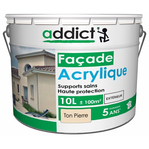 [3020023] ACRYLIQUE FACADE 10 L TON PIERRE ADDICT