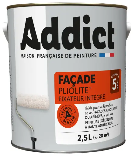 [3020025] PLIOLITE 100% FACADE 2,5 L TON PIERRE ADDICT