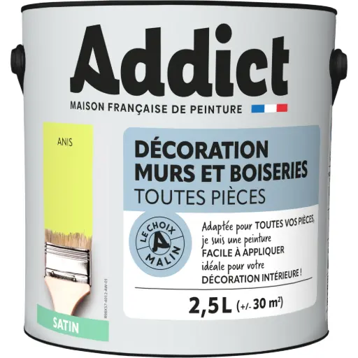 [3020140] ACRYLIQUE SATINEE 2,5 L ANIS ADDICT