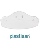 ETAGERE ANGLE VENTOUSE GLACE ONA 25,7X19,5X7  89411