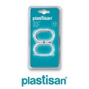 ANNEAUX RIDEAU DOUCHE *12 TRANSPARENT 99002 BLIST